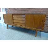 A Swedish Hugo Troeds teak Trio sideboard designed by Nils Jonsson