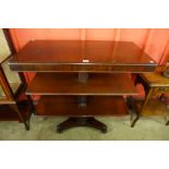 A Victorian mahogany metamorphic three tier buffet