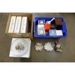 Four Royal Worcester Christmas plates, 1979, 1980, 1981 and 1982, all boxed and with paperwork and a