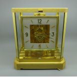 A Jaeger-LeCoultre atmos clock with guarantee and papers