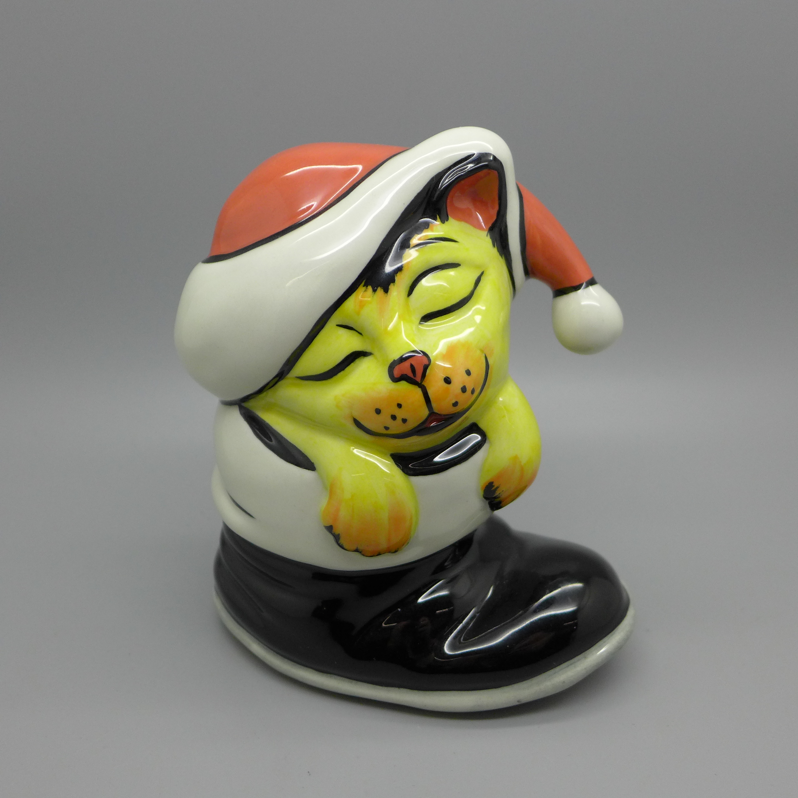 A Lorna Bailey figure, Santa?s Surprise, limited edition of 75 in November 2002, marked ?
