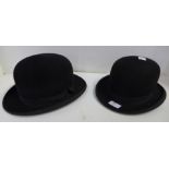 The Larwood and The Vellum size 6 5/8 bowler hats