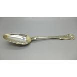 A Victorian silver spoon by Peter Aitken, Glasgow 1849, 73g