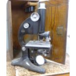 A Beck model 19 microscope, a/f