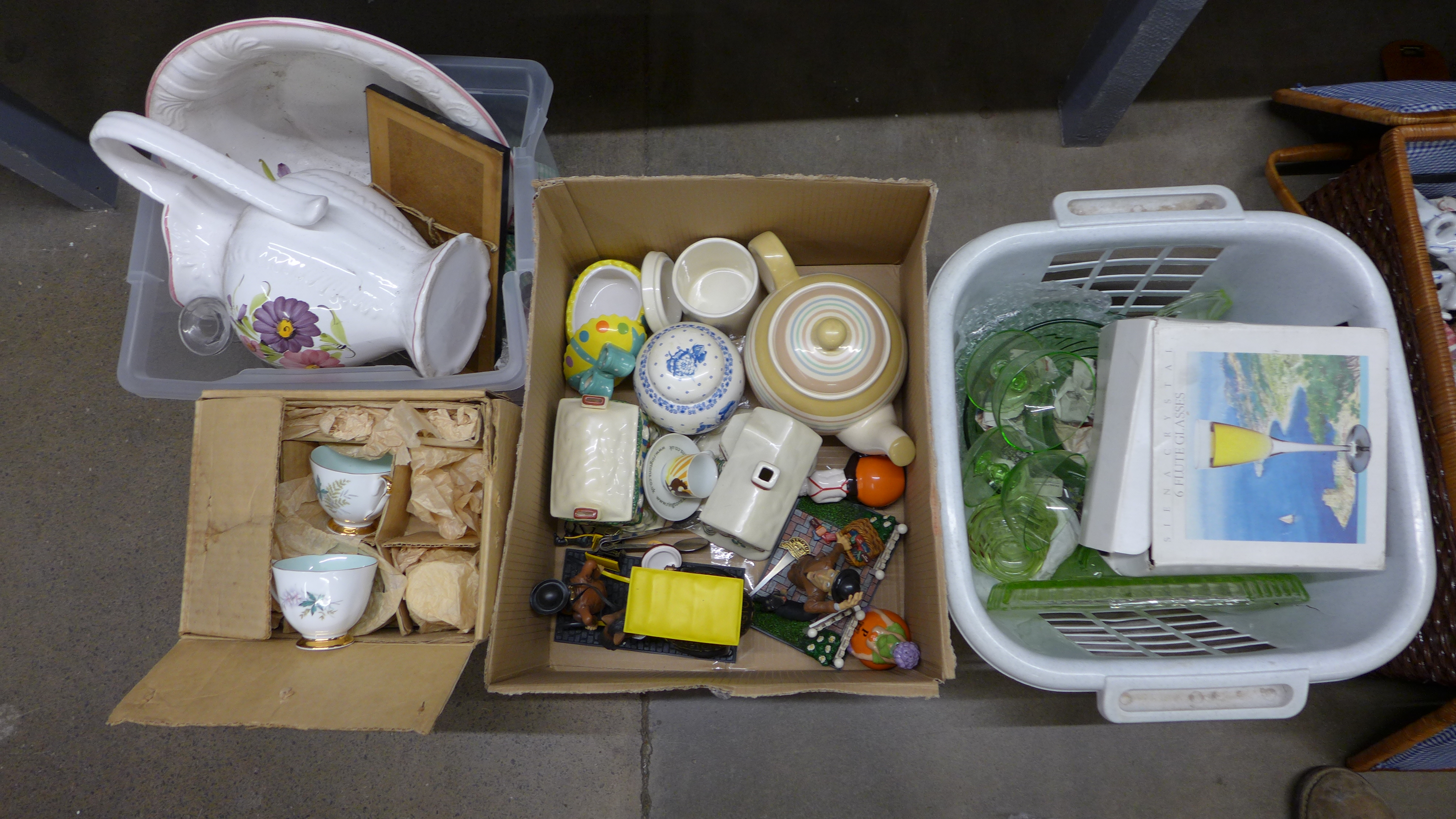 Five boxes of assorted china, glassware and dolls **PLEASE NOTE THIS LOT IS NOT ELIGIBLE FOR POSTING - Image 3 of 3