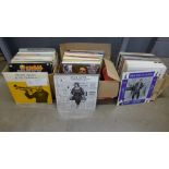 Approx 185 LP records including Josh White, Dinah Washington, Axel Zwingenberger, Clara Smith,