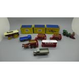 Eleven Matchbox Yesteryear model vehicles, three boxed