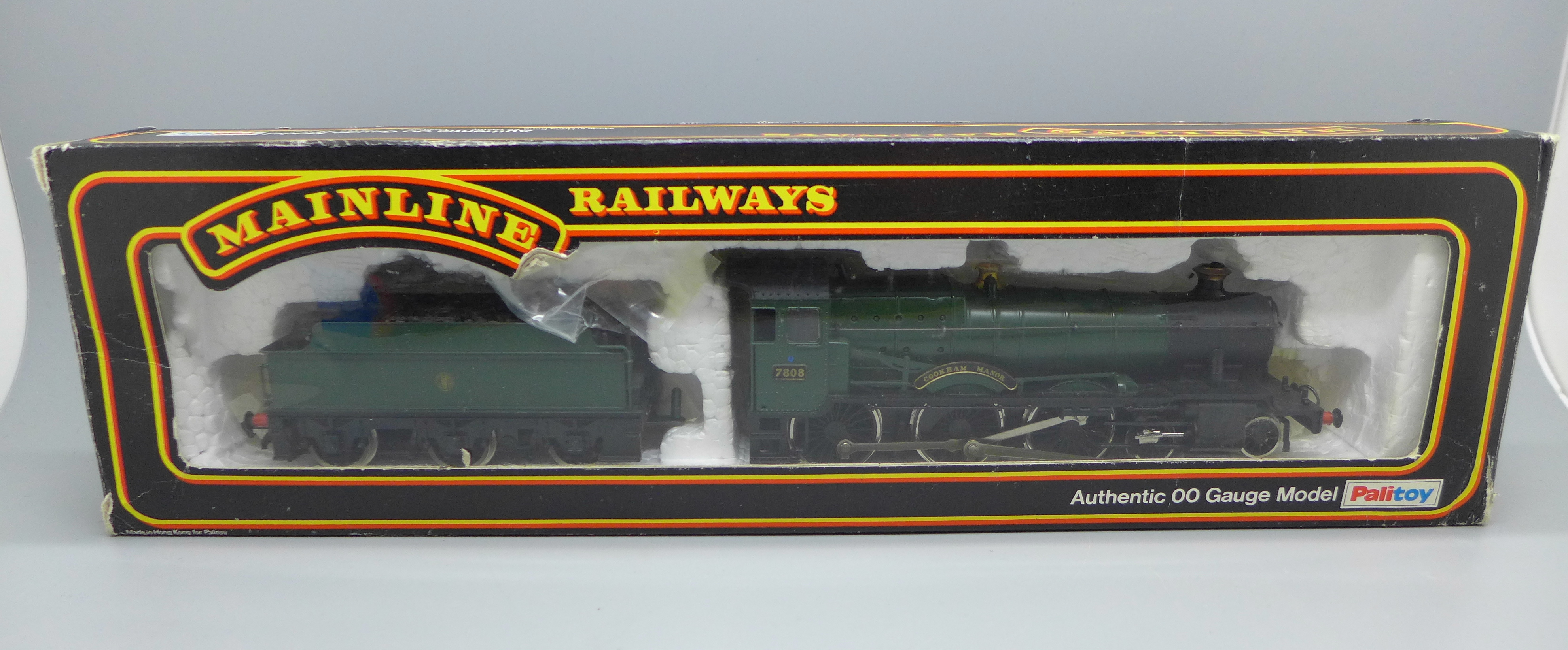 A Mainline OO gauge locomotive and tender, 4-6-0 Manor Class boxed