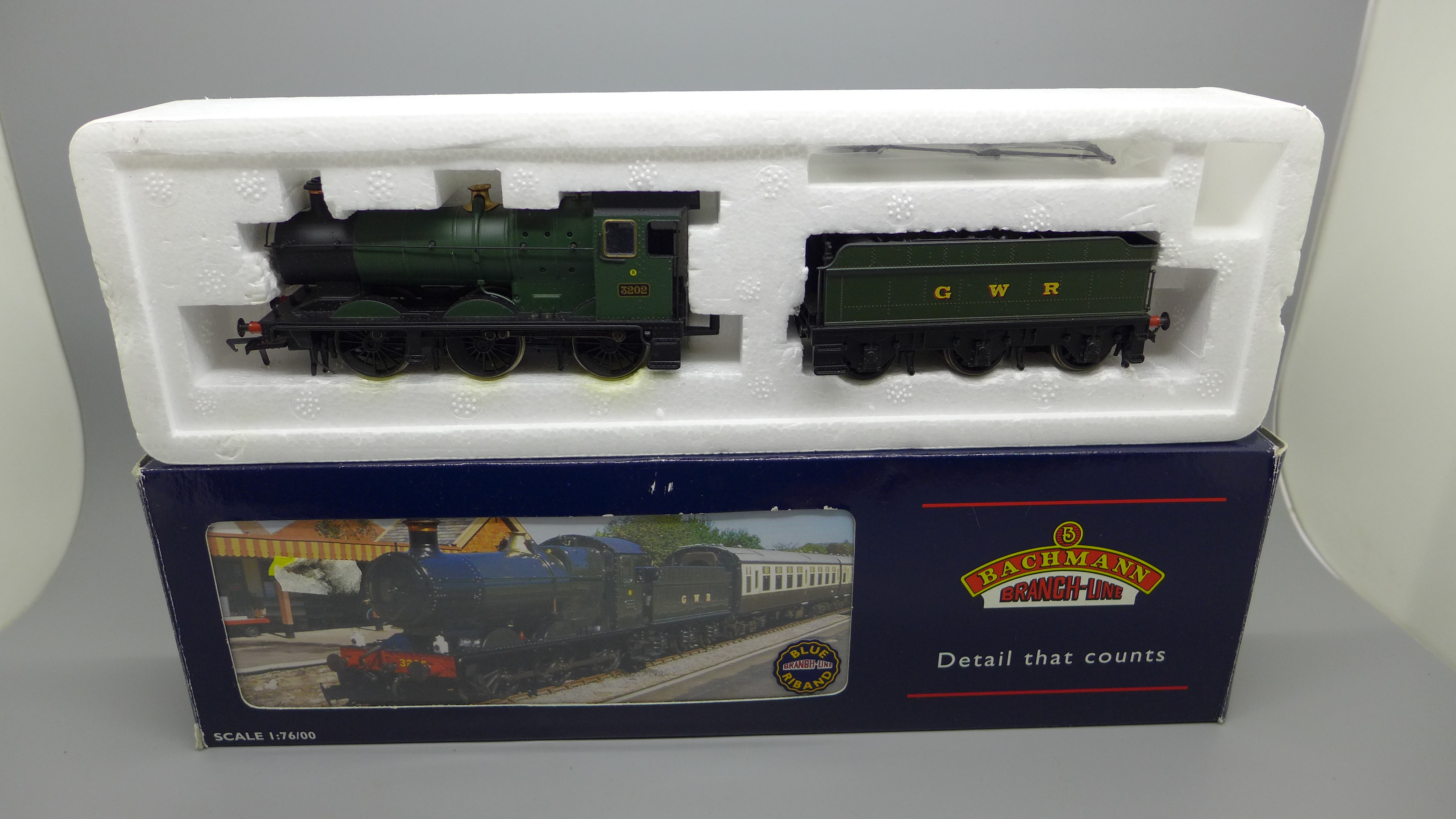 A Bachmann OO gauge locomotive and tender, 2251 Collett Goods 3202, boxed