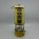 A miner's safety lamp