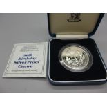 The Royal Mint, HM Queen Elizabeth The Queen Mother 90th Birthday Silver Proof Crown, 925 silver