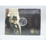 The Royal Mint Sir Winston Churchill 2015 UK £20 Fine Silver Coin