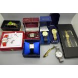 Wristwatches including a gentleman's Rotary