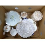 A collection of china including a Royal Doulton plate Lake Louise **PLEASE NOTE THIS LOT IS NOT