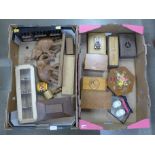 Two boxes of wooden items including boxes **PLEASE NOTE THIS LOT IS NOT ELIGIBLE FOR POSTING AND