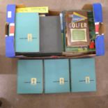 A box of sporting books including four volumes, Association Football, golf and other sports **PLEASE