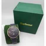 A Barbour wristwatch, boxed