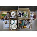 Seven boxes of mixed china and glass **PLEASE NOTE THIS LOT IS NOT ELIGIBLE FOR POSTING AND