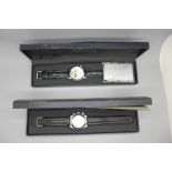 Two Stauer wristwatches, boxed