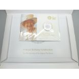 The Royal Mint, The 90th Birthday of Her Majesty The Queen 2016 UK £20 Fine Silver Coin, Treasure