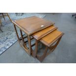 A G-Plan Astro teak nest of tables