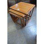 A G-Plan Astro teak nest of tables