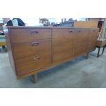 A teak sideboard