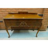 A George III Irish style mahogany serving table