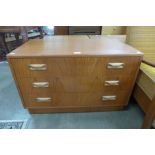 A G-Plan Fresco teak chest of drawers