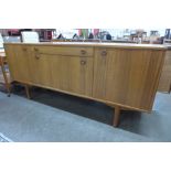 A teak sideboard