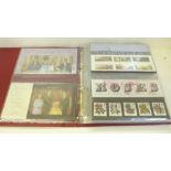 Stamps; GB presentation packs in album, face value approximately £60 (35 no.)