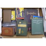 A box of 19th Century/early 20th Century books including Longfellow, 1851 Cowpers poems, Young