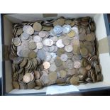 11.5kg of English coinage plus 2.67kg of pre 1949 pennies, 152 farthings and 51 3d coins