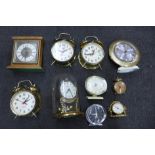 A collection of clocks and other clocks **PLEASE NOTE THIS LOT IS NOT ELIGIBLE FOR POSTING AND