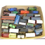 A collection of 00 gauge model rail wagons and locomotives, (30+)