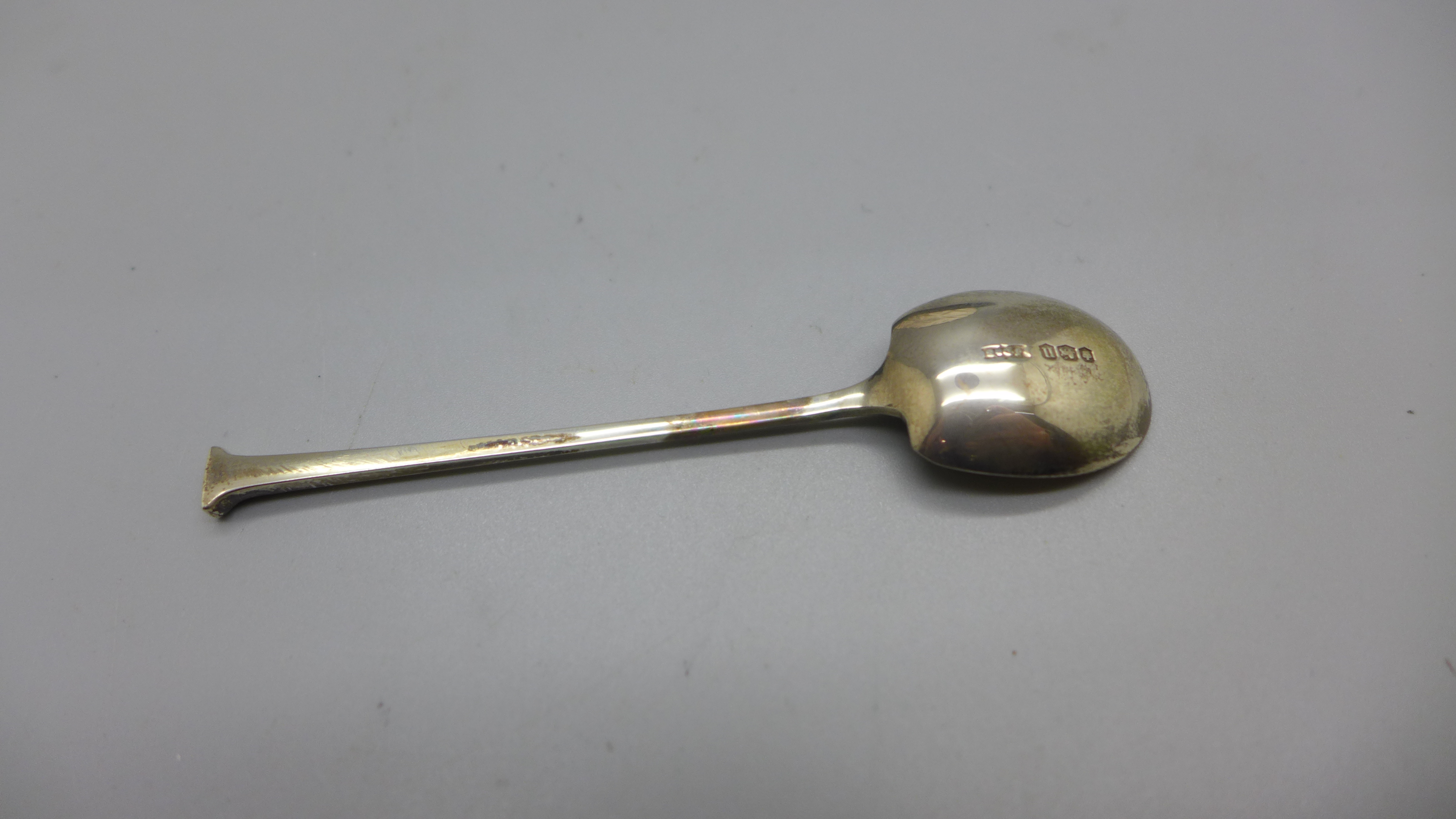 A cased set of six silver coffee spoons, 40g - Image 3 of 3