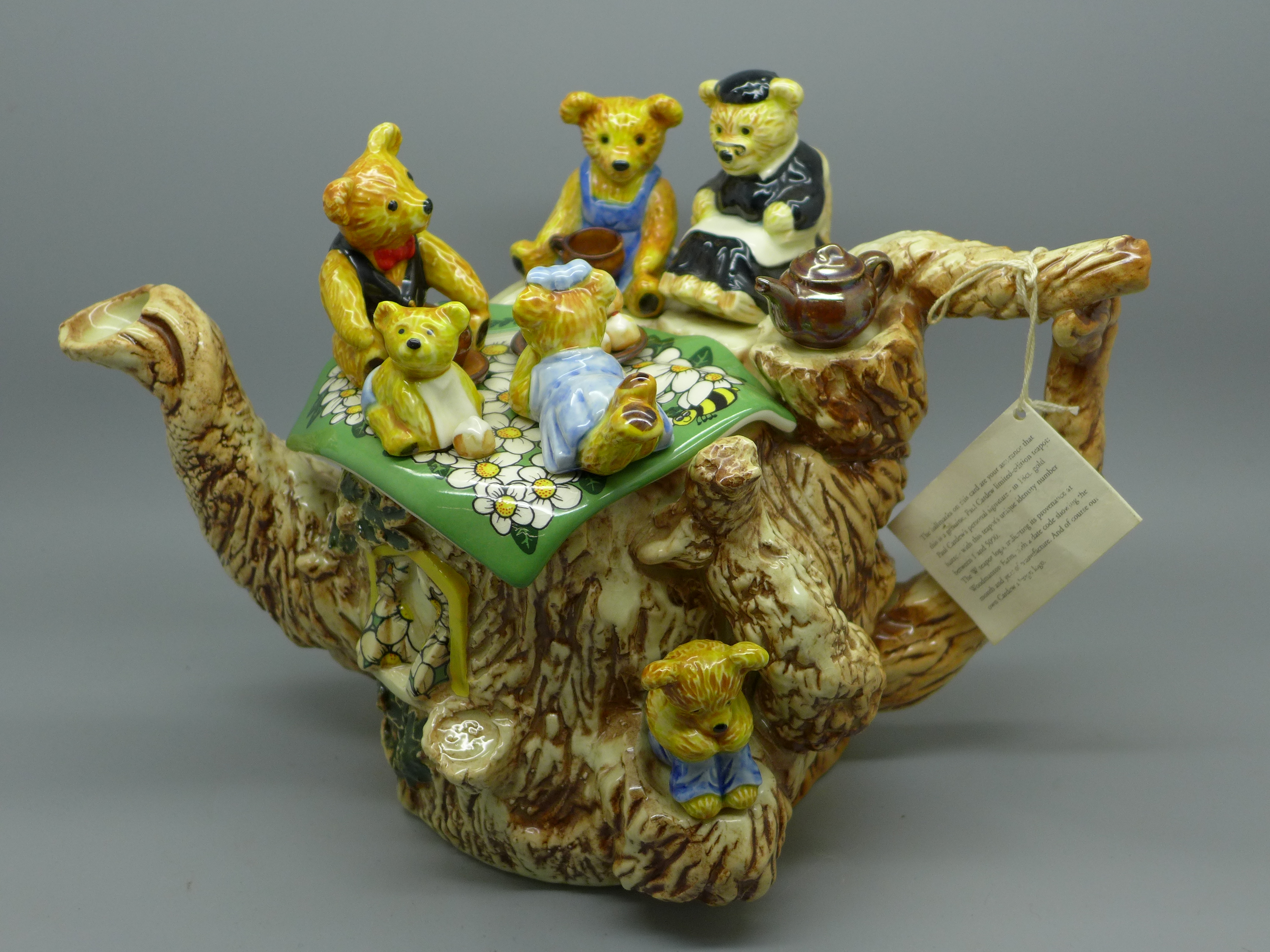 A Paul Cardew limited edition Teddy Bears Picnic teapot