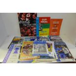 Football programmes; Chelsea home and away programmes 1959 onwards including what appears to be