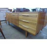 A teak sideboard