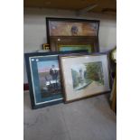 Assorted paintings and prints (7)