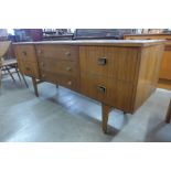 A tola wood concave sideboard