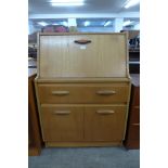 A teak bureau