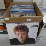 A collection of approximately 70 1980's rock LP's