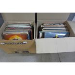 A collection of LP records, (two boxes) **PLEASE NOTE THIS LOT IS NOT ELIGIBLE FOR POSTING AND