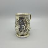 A George III silver mug, London 1770, 89g