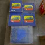 Seven Hornby OO gauge boxes, electric locomotives, French boxes