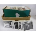 Over 1000 postcards; Edwardian and modern