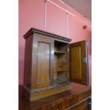 A Victorian mahogany table top cabinet