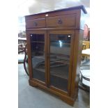 An Edward VII mahogany two door bookcase