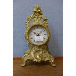 A French style gilt metal Robert Grant of London mantel clock